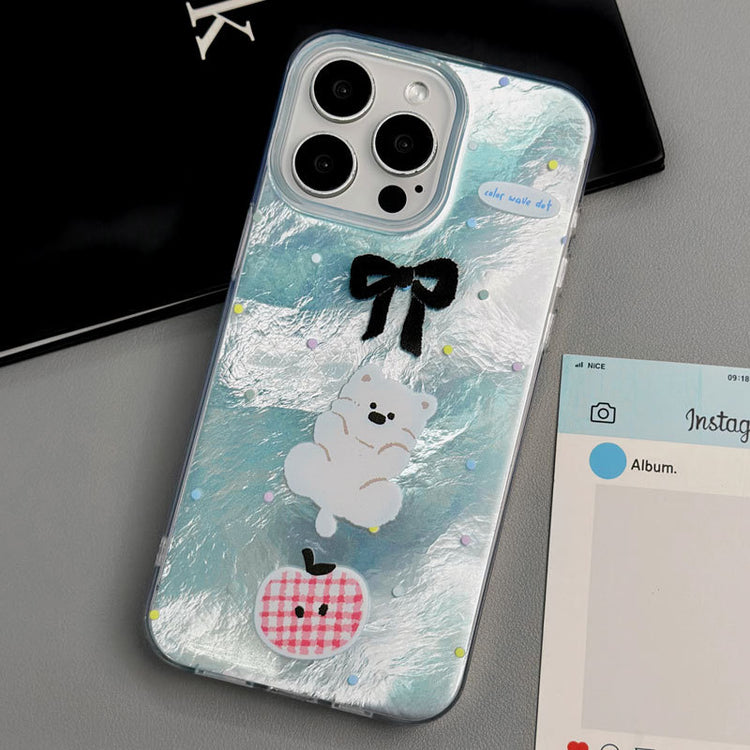 手機殼|蘋果16手機殼15Promax創意iPhone14冰川紋13卡通12適用11Pro「LR1245」24.12-1