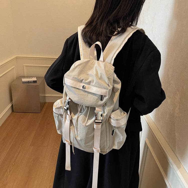 致青春 | 大容量學生書包戶外運動休閒旅遊登山包簡約百搭通勤雙肩背包批發「3558-128」25.08-3