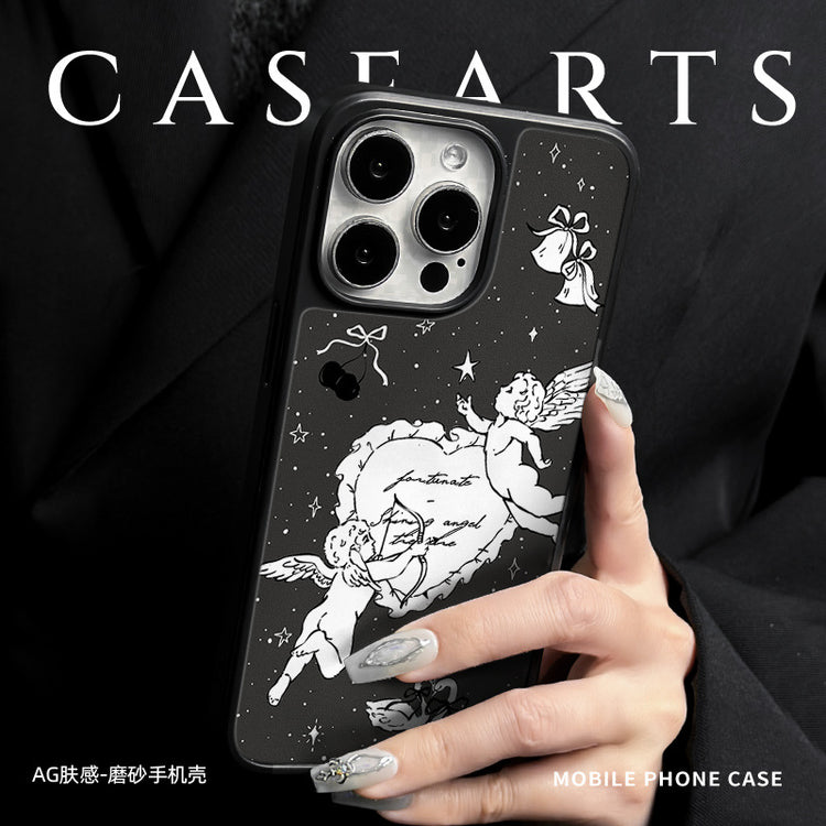 手機殼|蘋果16手機殼14pro適用13/12Promax磁吸AG磨砂碳纖紋iPhone15「LR1375」25.04-2