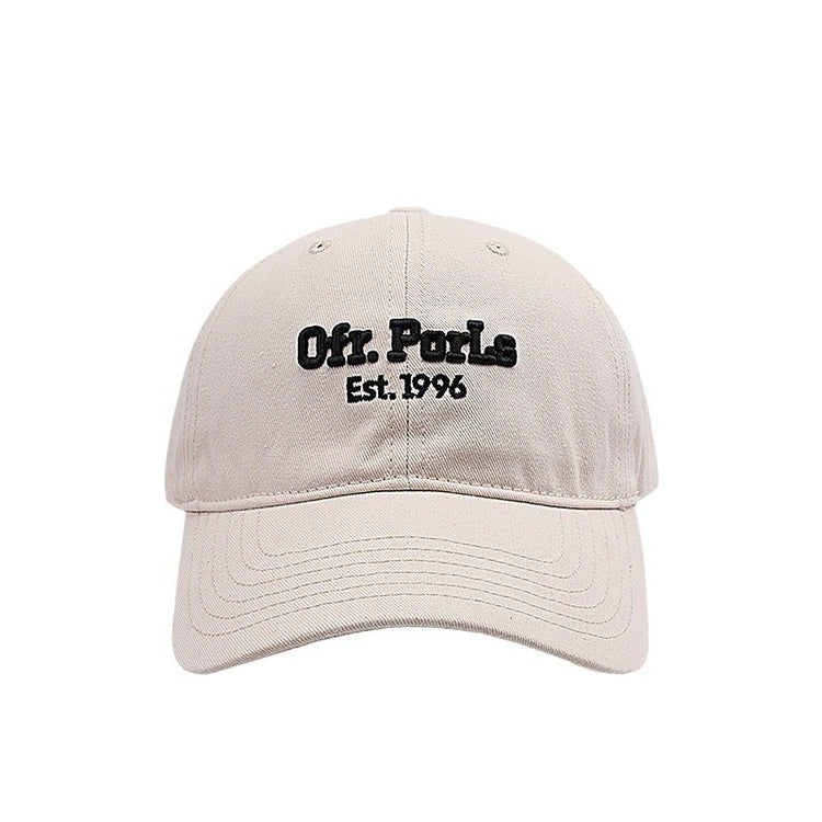 流行帽子|棒球帽子2024年新款女春秋季韓系大頭圍素顏遮臉顯臉小刺繡鴨舌帽「C1961」24.04-1