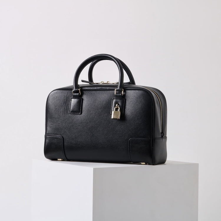 質感真皮|冬季新款保齡球包波士頓包手提包包女枕頭包百搭小方包單肩斜挎包「3660」24.11-4