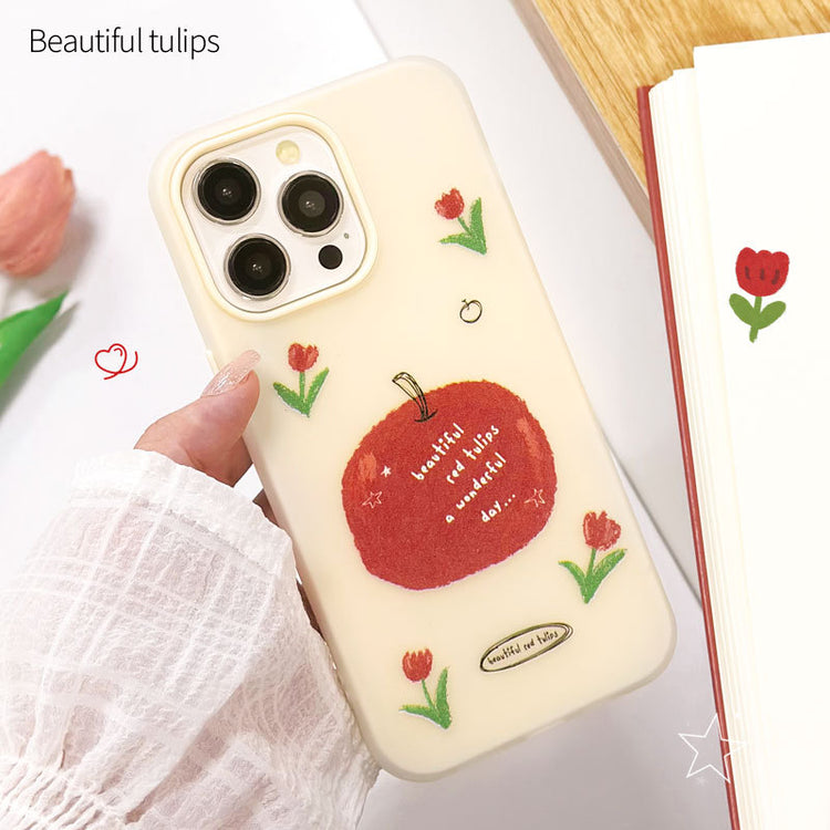 手機殼|蘋果15手機殼iPhone16promax創意13膚感果凍14適用ins風12PRO「LR1837」25.08-3