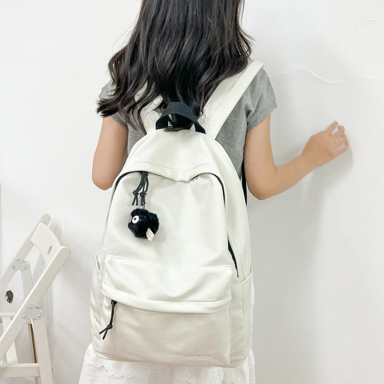 致青春 | 批發新款尼龍書包女用背包小學初高中大學生大容量簡約高顏值後背包「648-127」24.09-2