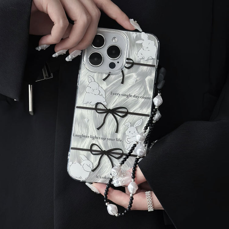 手機殼|iPhone15pro羽紗手機殼女12/13Pro大孔透明蘋果14 11適用「WL0096」24.07