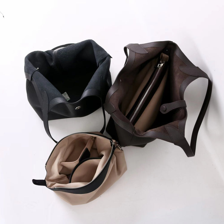 質感真皮|2025新頭層牛皮大容量手提托特包包女式通勤女款輕奢小眾高級感「OS53018」25.11-4