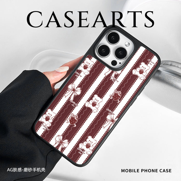 手機殼|iPhone15pro適用13蘋果16磁吸手機殼AG磨砂碳纖紋15Promax女「LR1397」25.04-2