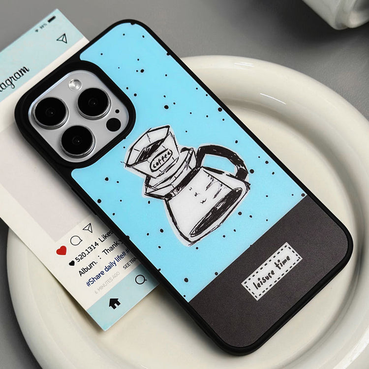 手機殼|蘋果16手機殼14Pro適用12/11磨砂黑框殼iPhone15Promax批發13「LR1194」24.12-1