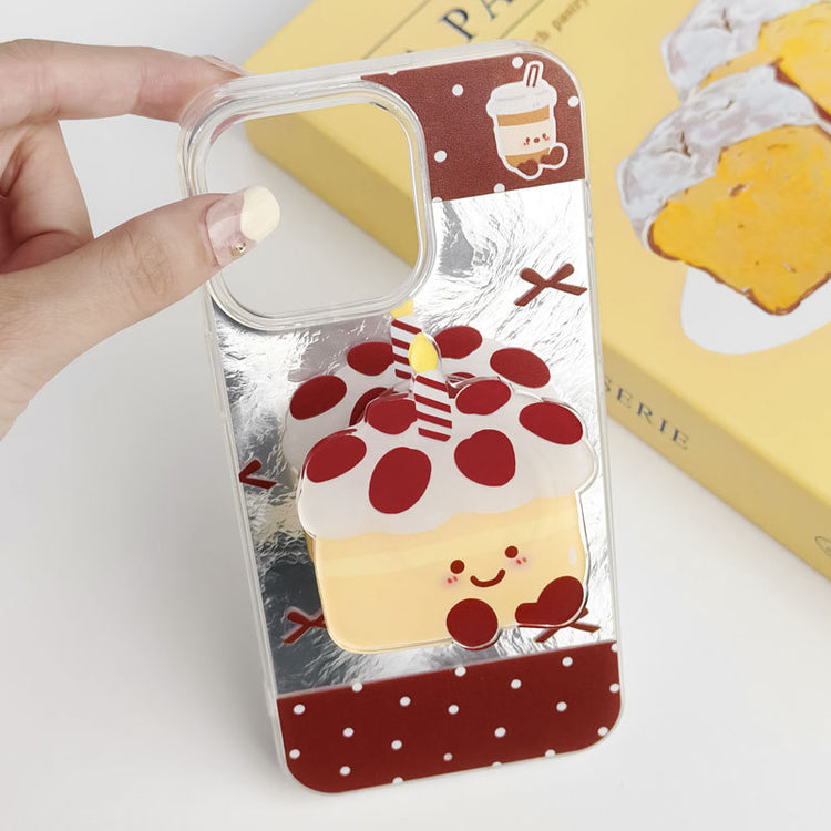 手機殼|iPhone16手機殼14冰川紋蘋果15Promax支架13卡通12適用11Pro「LR1288」24.12-5