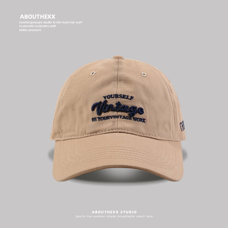 流行帽子|韓版小清新字母棒球帽女春夏百搭寬帽檐顯臉小遮陽鴨舌帽子學生潮「C5067」25.03-4