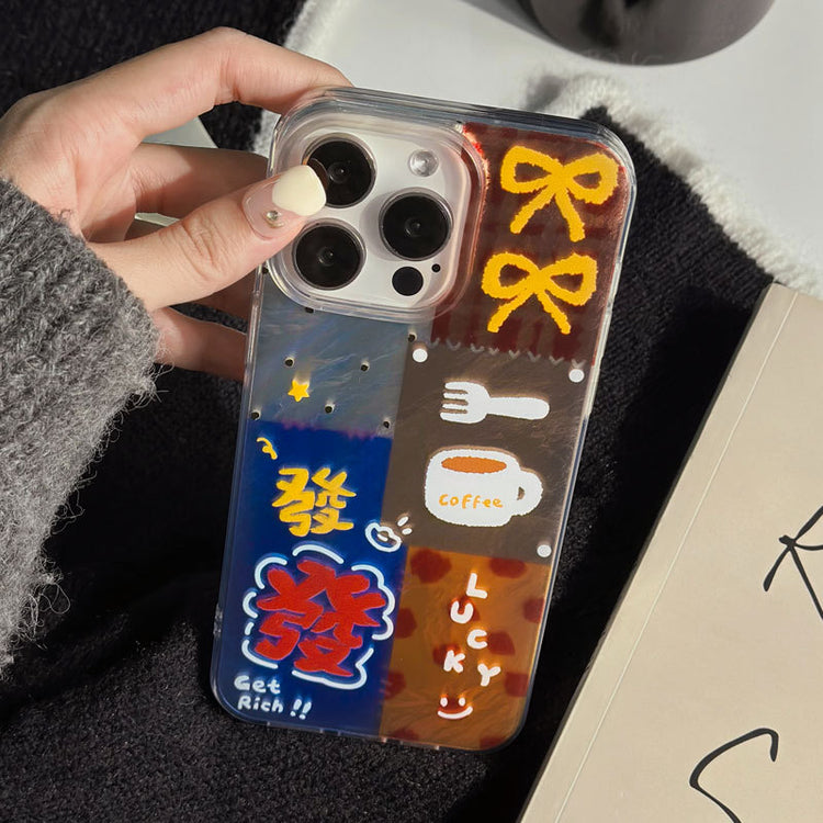 手機殼|iPhone16手機殼14Pro蘋果15Promax批發13卡通12適用11冰川紋「LR1356」24.12-4