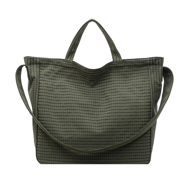 致青春|2025新款時尚大容量帆布包女小眾托特包百搭斜挎包通勤單肩手提包「1883-125」25.10-1