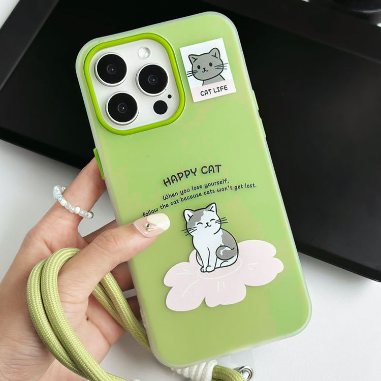 手機殼|iPhone16promax手機殼14/15pro適用12手繩13膚感果凍殼蘋果11「WL0349」24.10-1