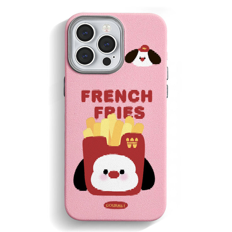 手機殼|iPhone16適用15批發14蘋果13Promax手機殼12銀框皮紋殼11卡通「LR1177」25.04-3