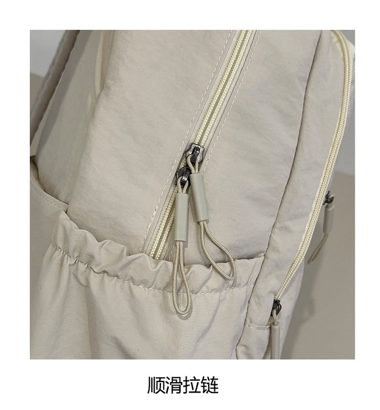 致青春 | 簡約百搭男女雙肩包休閒旅行通勤背包大容量質感學生書包「1012-127」25.04-4