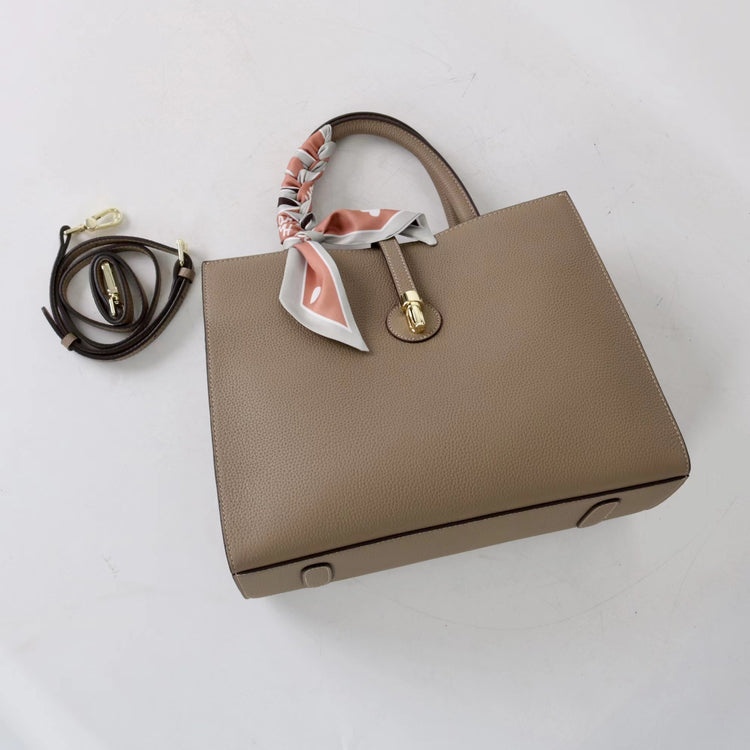 質感真皮|2025春夏新款手提包女士大容量質感單肩包簡約通勤斜背包小眾設計「OS793」25.05-2