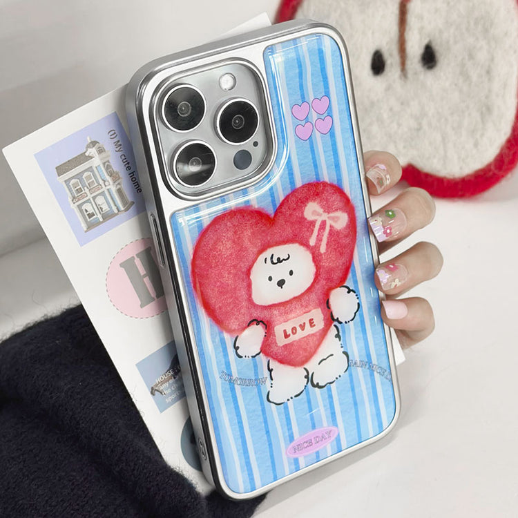 手機殼|蘋果16手機殼15ProMax電鍍銀邊滴膠適用iPhone14Pro高級感12「LR1581」25.04-4