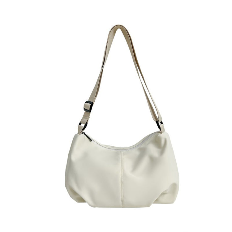 致青春|休閒簡約大容量托特包女2024新款潮流單肩包通勤純色斜挎包「80633-122」24.10-5