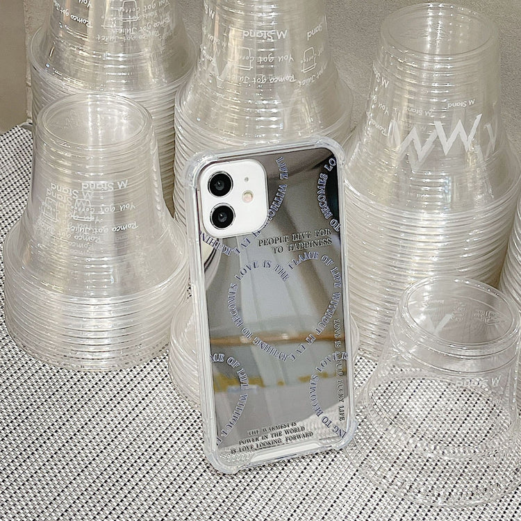 手機殼|華為手機殼mate60Pro愛心15適用14蘋果16pro手機殼iphone16鏡面殼「BQ1875」24.11-2