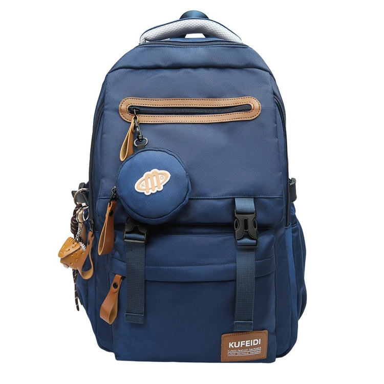 致青春|書包男大學生日系休閒旅行雙肩包輕便百搭大容量初高中生電腦背包「9050-138」25.09-4