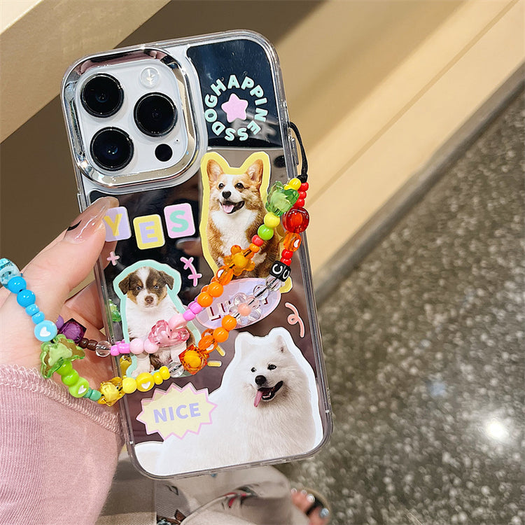 手機殼|iphone15手鍊三合一鏡面14Pro新款蘋果16Promax手機殼批發「WYB0284」25.02-2