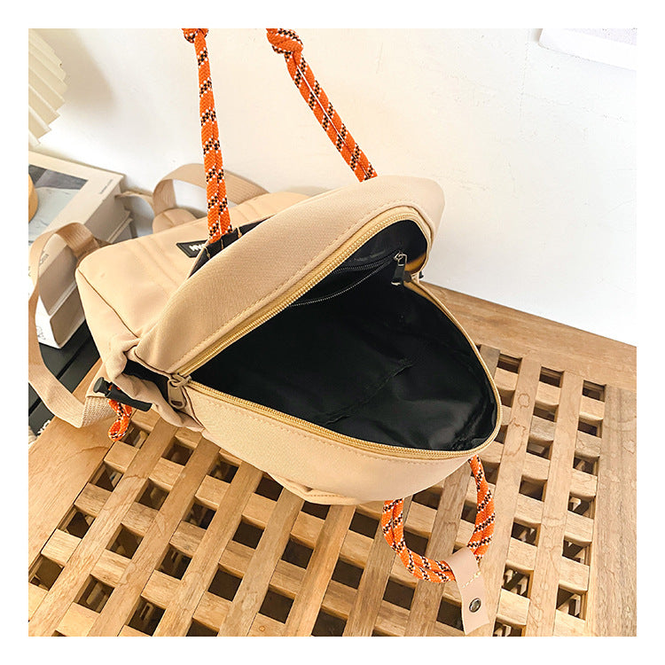 致青春|2024年新編織繩迷你小書包女生旅行小背包時尚跨境潮流雙肩包「9006-200」24.03-1