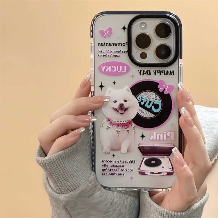 手機殼|iphone16promax手機殼14時尚蘋果15黑圈雙色殼11Pro抖音熱銷「WYB0223」24.11-3