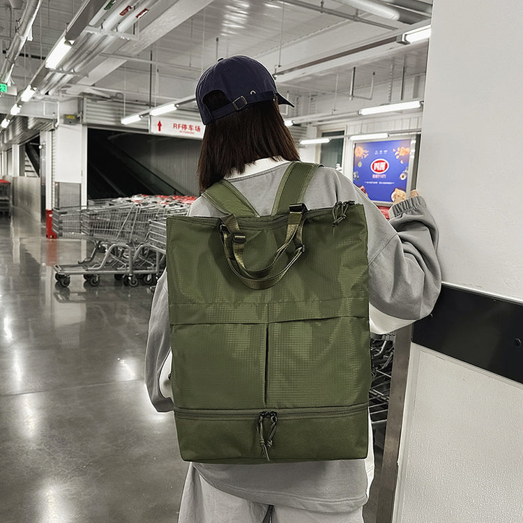 致青春|雙肩包男女款潮酷時尚手拎包簡約百搭通勤背包大容量防潑水旅行包「8339-125」24.12-5