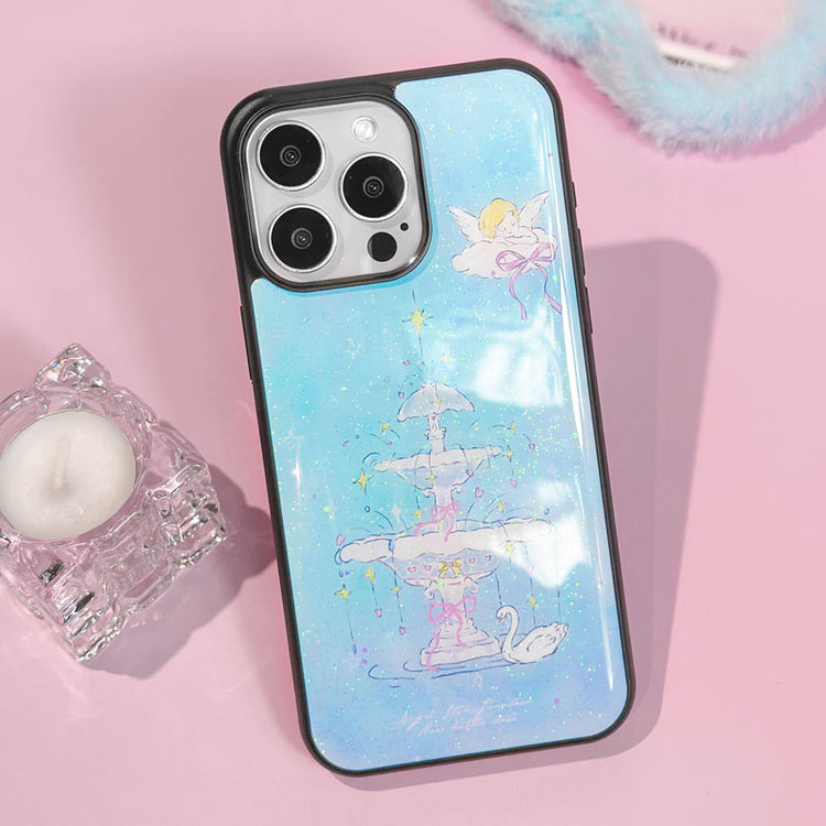 手機殼|蘋果16手機殼15Pro閃粉滴膠iPhone12promax適用14女款13批發「LR1387」25.04-4