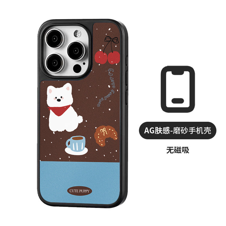 手機殼|iPhone14pro適用13/12Promax蘋果16手機殼磁吸AG磨砂碳纖紋15「LR1422」25.04-2