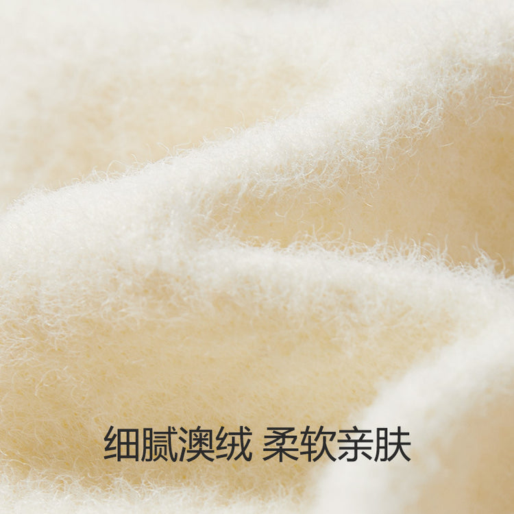 女襪|卡通澳絨襪子女秋冬季加絨加厚保暖澳絨中筒襪居家親膚舒適睡眠襪「DJ1009」24.12-3