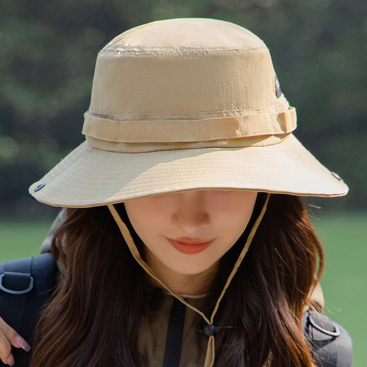 流行帽子|防曬帽女春夏季戶外出遊防紫外線登山帽遮全面防曬釣魚遮陽太陽帽「C3910」24.05-1