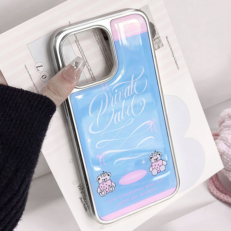 手機殼|iPhone16手機殼14電鍍銀邊滴膠13蘋果15Promax適用華為p70pro「LR1513」25.03-3