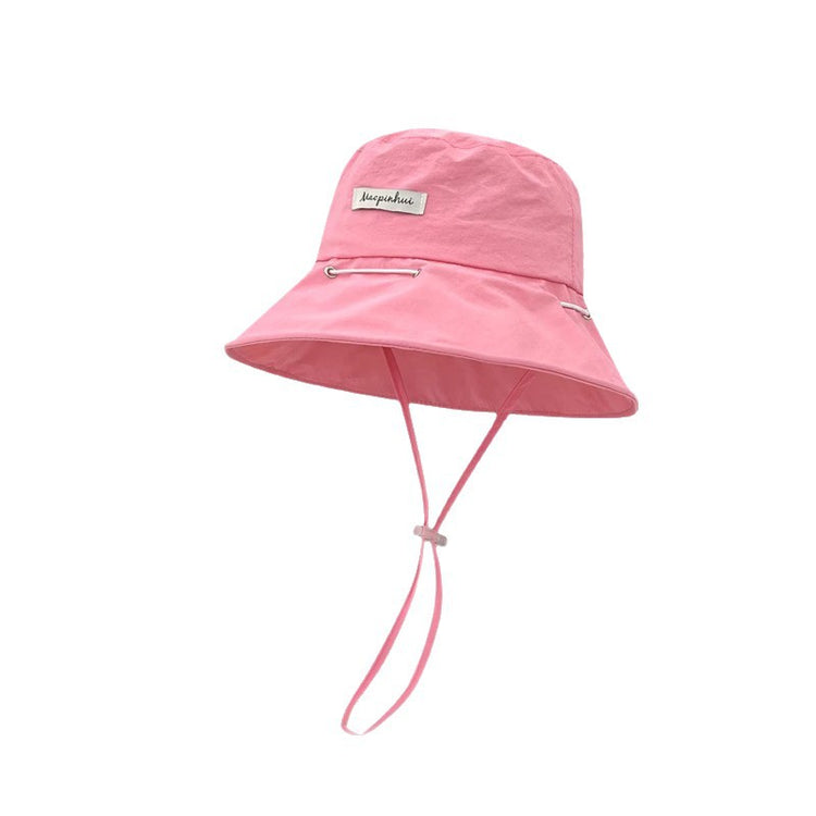 流行帽子|2025夏季韓版漁夫帽女新款防曬帽子速乾透氣可當包包顯臉小遮陽帽「C5285」25.06-1