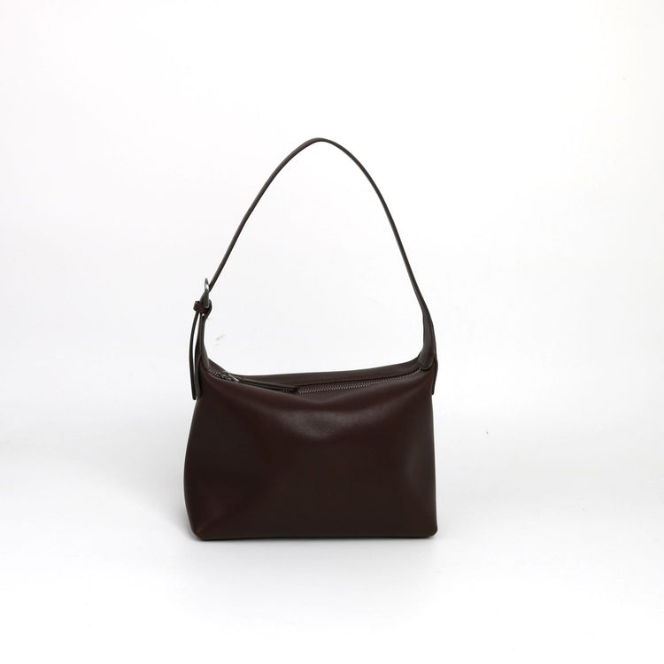 質感真皮|植鞣牛皮復古通勤包大容量托特包女2024新款百搭高級感單肩斜挎包「83062#」24.06-2