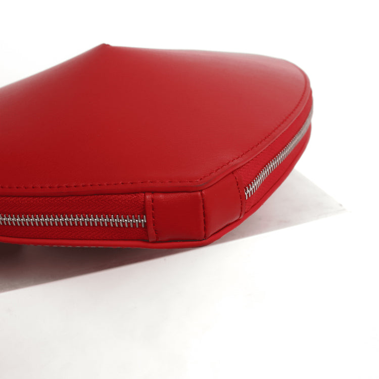 質感真皮|女士新款桃心包包流行爆款時尚超火小眾設計女斜背包愛心腋下包「2462」24.06-1