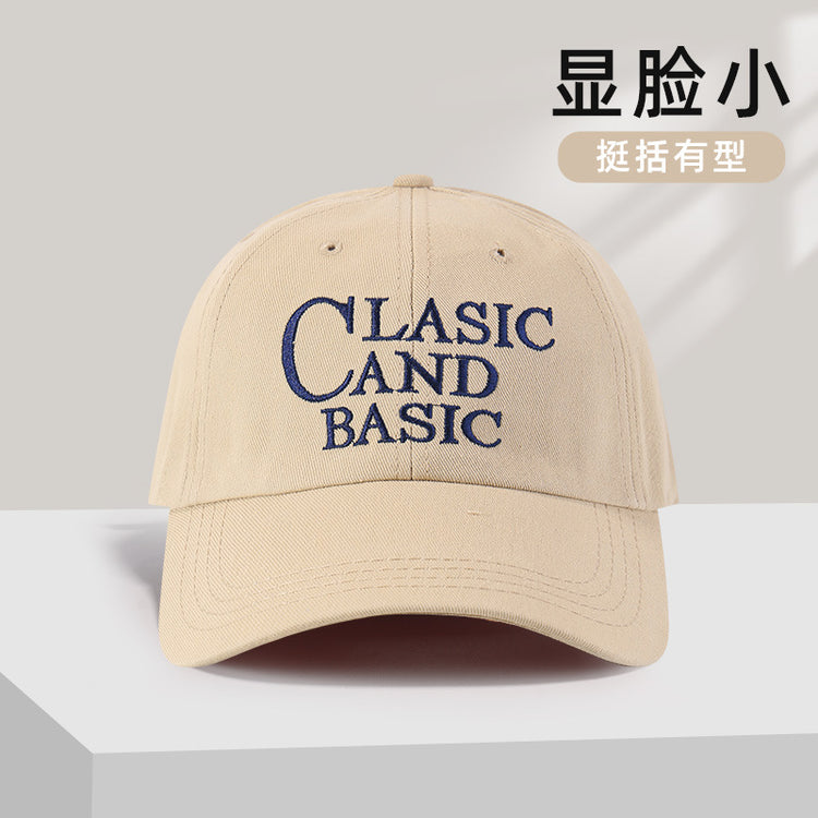 流行帽子|夏季新款遮陽帽子女韓版百搭棒球帽學生情侶顯臉小鴨舌帽戶外休閒「C1495」25.05-1