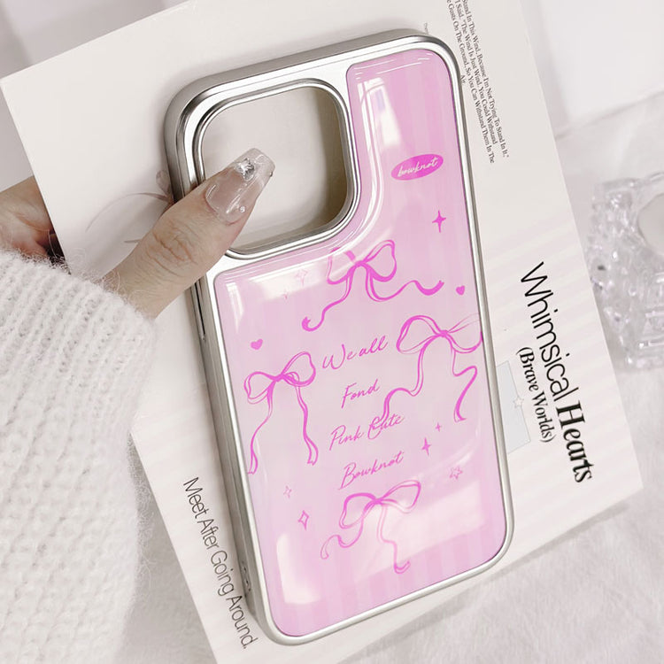 手機殼|iPhone電鍍銀邊滴膠手機殼蘋果16/15/14 ProMax15plus適用「LR1391」25.04-1