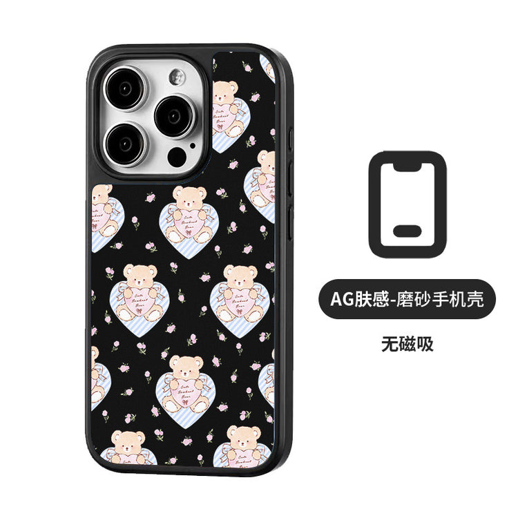 手機殼|磁吸AG磨砂碳纖紋15iPhone14pro適用13/12Promax蘋果16手機殼「LR1394」25.04-2