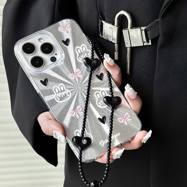 手機殼|蘋果15手機殼女iPhone14卡紙11適用12羽紗13Pro大孔透明78xs「WYB0851」24.07