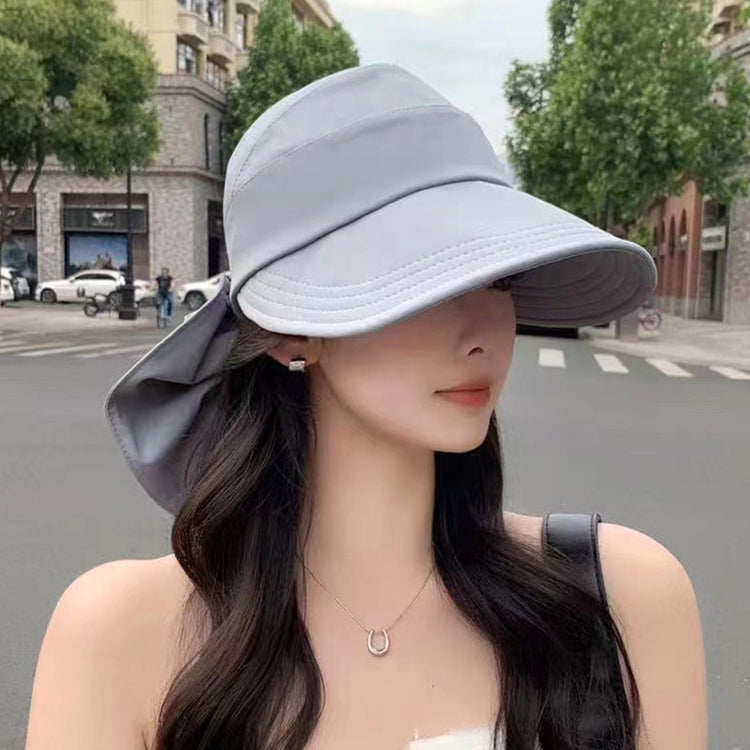 流行帽子 | 一帽三戴空頂帽夏季新款時尚防曬帽防紫外線遮臉遮陽帽沙灘太陽帽「C3735」24.03-2