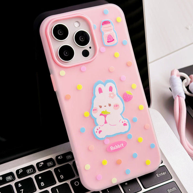 手機殼|iPhone16promax膚感果凍蘋果15手機殼14pro適用12手繩13批發「WL0304」24.09-2
