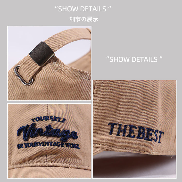 流行帽子|韓版小清新字母棒球帽女春夏百搭寬帽檐顯臉小遮陽鴨舌帽子學生潮「C5067」25.03-4