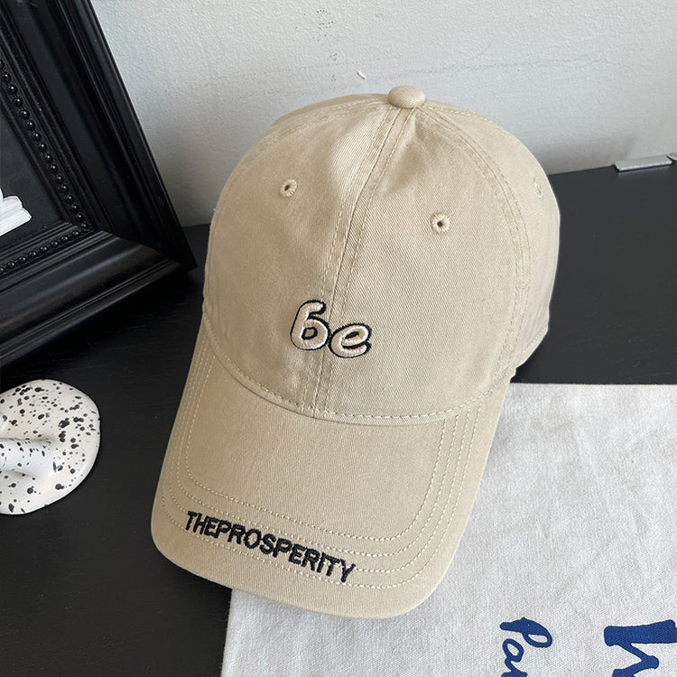 流行帽子|韓版棒球帽春夏時尚字母刺繡鴨舌帽百搭學生顯臉小戶外遮陽防曬帽「C4887」24.12-5