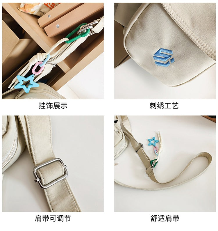 致青春|時尚韓版小眾休閒簡約手機包男女通用新款流行高顏值單肩包「602-160-1」24.04-3