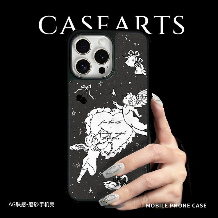 手機殼|蘋果16手機殼14pro適用13/12Promax磁吸AG磨砂碳纖紋iPhone15「LR1375」25.04-2