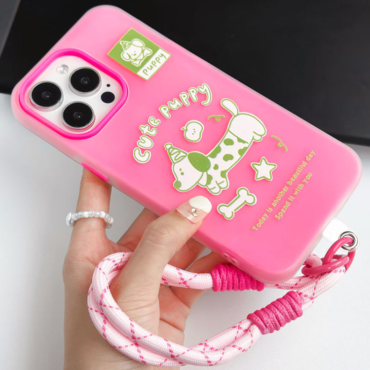 手機殼|蘋果13手機殼14promax膚感果凍iPhone16pro手繩13批發適用12「LR1168」24.10-1
