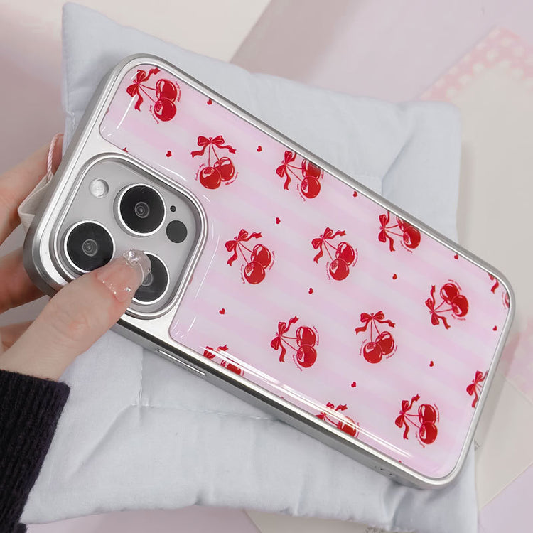 手機殼|iPhone15Promax適用13蘋果16手機殼14電鍍銀邊滴膠華為p70pro「LR1418」25.03-3
