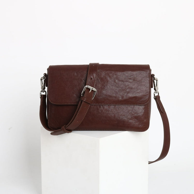 質感真皮|2024新款百搭ins復古頭層植鞣牛皮高級感包簡約時尚單肩斜背包「M-132#」24.07-3