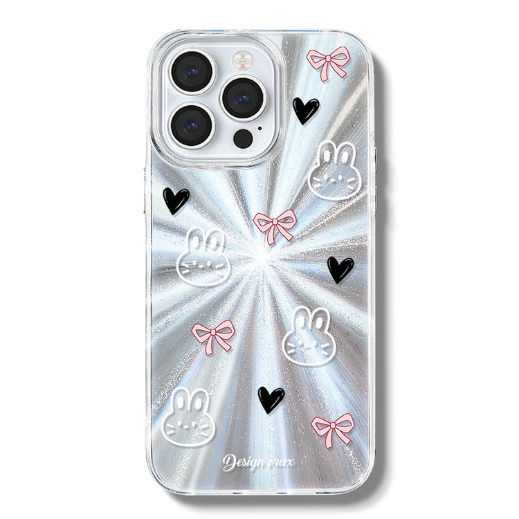 手機殼|蘋果15手機殼女iPhone14卡紙11適用12羽紗13Pro大孔透明78xs「WYB0851」24.07