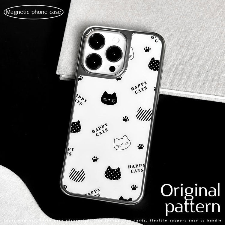 手機殼|蘋果17手機殼ins風16適用iPhone15Promax磁吸AG磨砂殼華為p80「LR2204」25.09-4